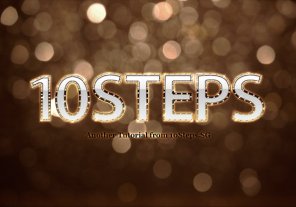 Create Detailed Gold Letters