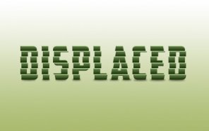 How to Make a Displaced Text in Photoshop CS5