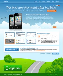 How To Design An iPhone App Website Layout
