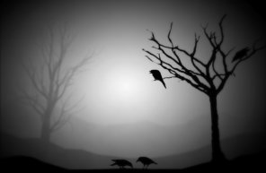 Spooky Shadow Puppet Silhouettes