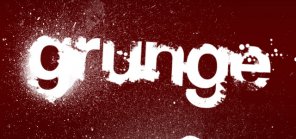 Grunge Type Photoshop Tutorial