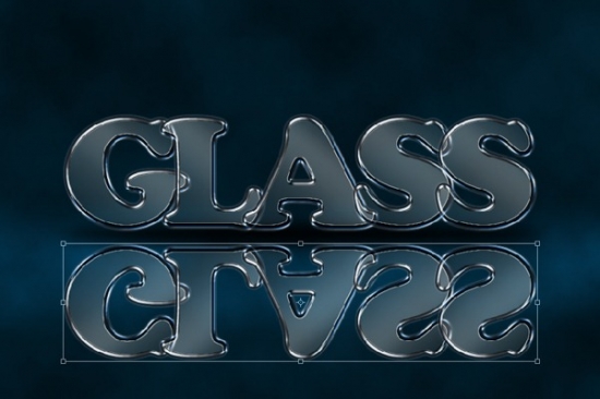 make an awesome glassy text effect in 30 minutes