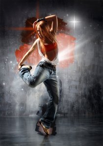 Photoshop Color Background Effect