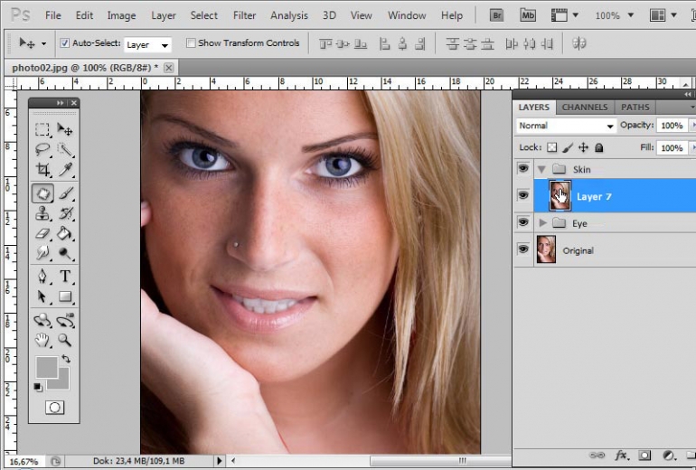 Photoshop Skin Retouching 3