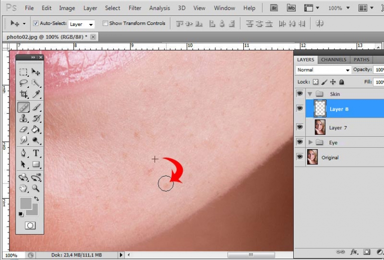 Photoshop Skin Retouching 4