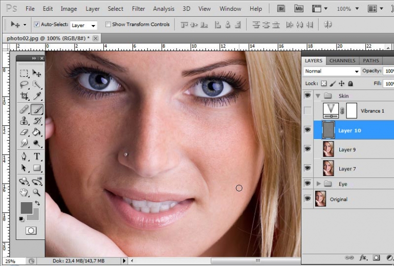 Photoshop Skin Retouching 10