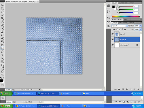 Creating Jeans Texture and Making Custom Brushes in Photoshop 13