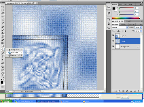 Creating Jeans Texture and Making Custom Brushes in Photoshop 12