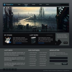 How to Design the FT Black & Blue Weblayout