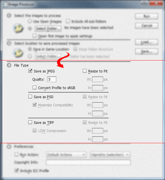 Getting To Know Photoshop: Image Processor 4