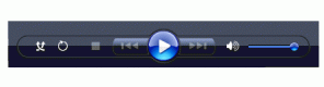 Windows Media Player Style Button