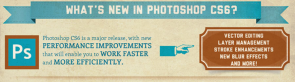 What's New in Photoshop CS6 -  Infographics