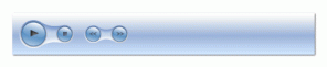 Windows Media Player style buttons