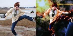 Learn to Create A Fire Light Effect in Photoshop