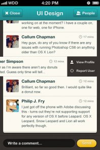 Tutorial: How to design a chatroom iPhone UI