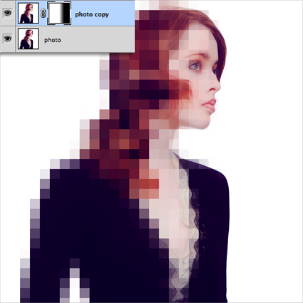 Pixelated Portrait Effect 8