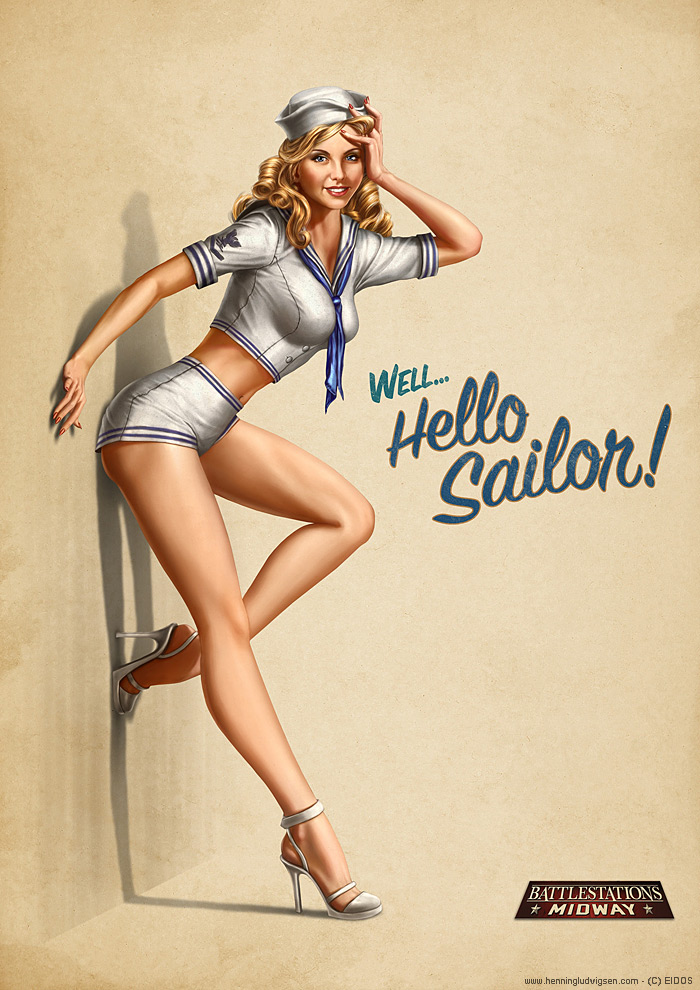 pin up typography