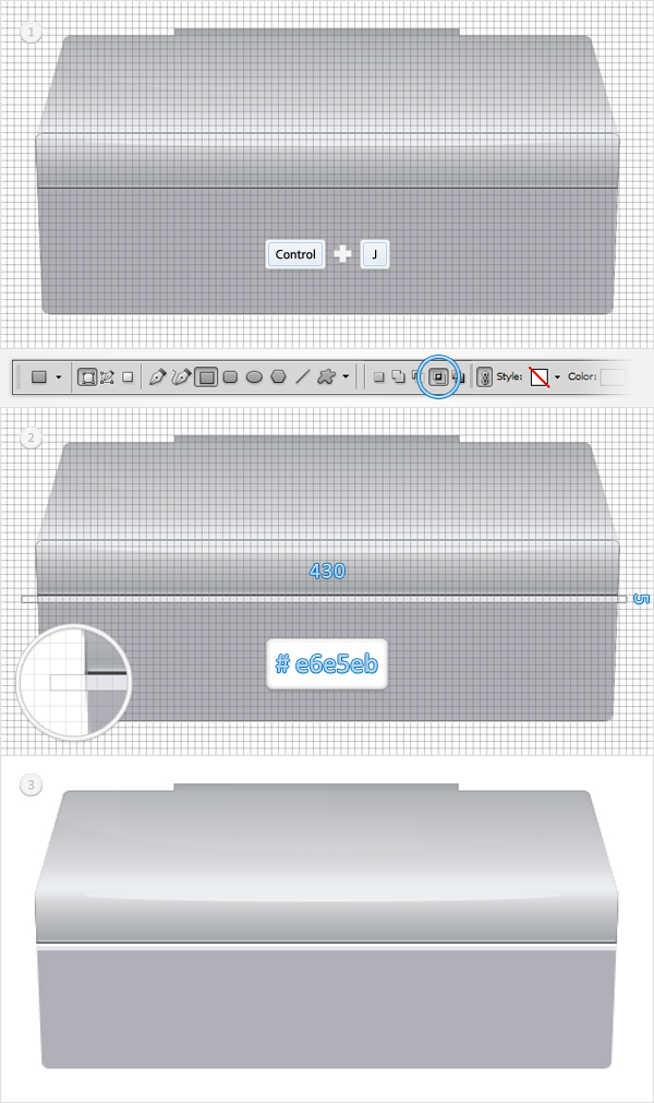 Draw a Detailed Printer Illustration From Scratch in Photoshop 17