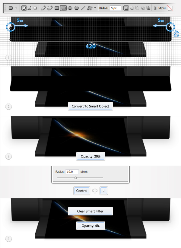 Draw a Detailed Printer Illustration From Scratch in Photoshop 80