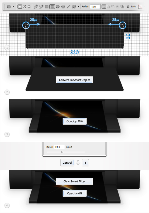 Draw a Detailed Printer Illustration From Scratch in Photoshop 81