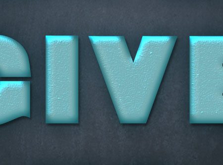 Turquoise Metallic Text Effect 14