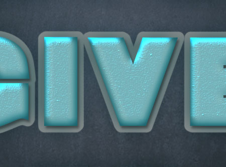 Turquoise Metallic Text Effect 19