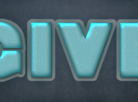 Turquoise Metallic Text Effect 21