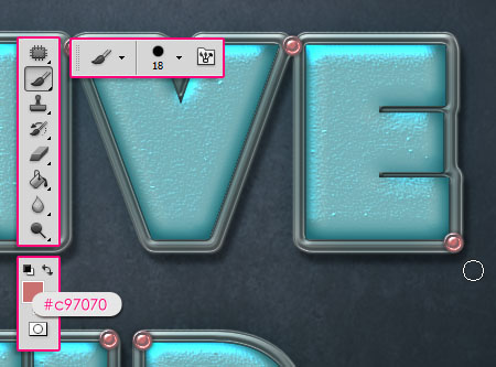 Turquoise Metallic Text Effect 31