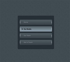 Create Dark Button Navigation in Photoshop
