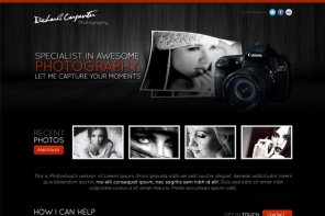 Learn How To Create A Stylish Photography Web Layout