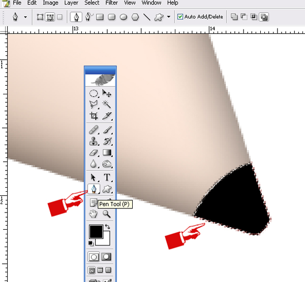 Learn How to make Pencil Icon in Photoshop 8