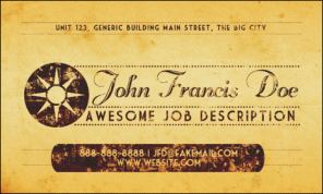 Create a Vintage Business Card Design in Photoshop