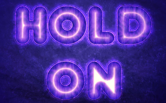 Purple Glow Text Effect 1