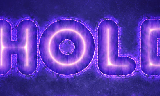 Purple Glow Text Effect 25