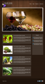 How to Create a Wine Design Blog Layout in Photoshop
