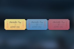 Learn How To Create A Set Of Vintage Tickets