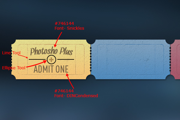 Learn How To Create A Set Of Vintage Tickets