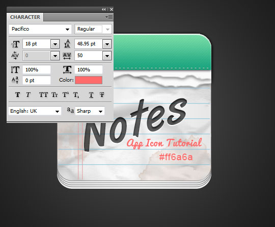 How To Create A Notes App Icon In Photoshop 26