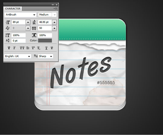 How To Create A Notes App Icon In Photoshop 23