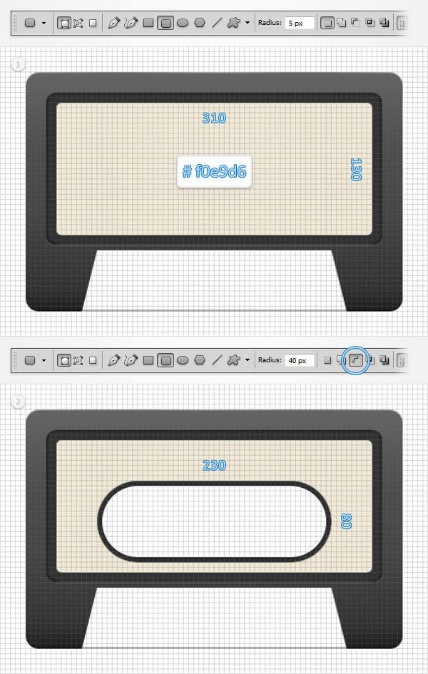 How to Create a Cassette Tape Illustration from Scratch in Photoshop 24