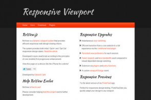 ReView.js Changes Viewports In Responsive Designs With a Single Mouse Click