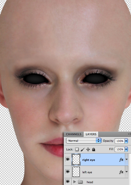 Demon Portrait Retouch Tutorial 17