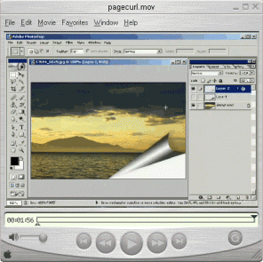 Page Curl (video tutorial)