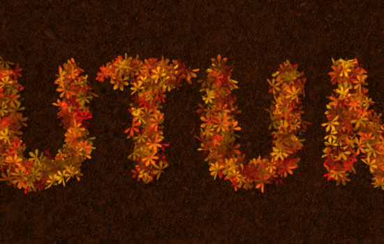 Colorful Autumn Text Effect step 7