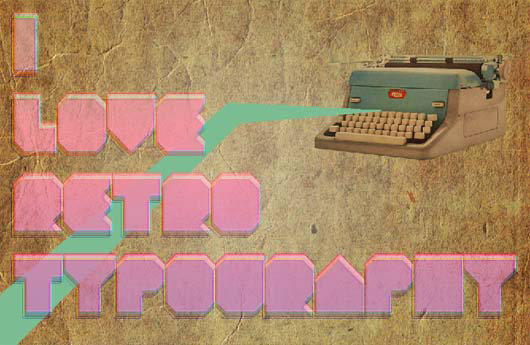 How to Make a Retro Text Effect 33