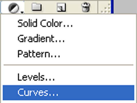 Curves adjustment layer
