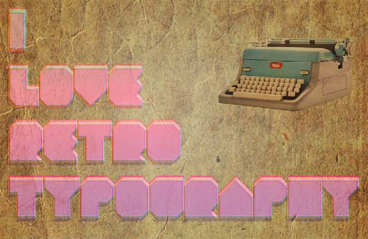 How to Make a Retro Text Effect 31