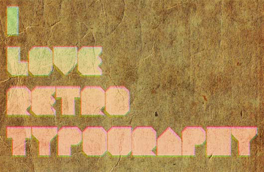 How to Make a Retro Text Effect 20