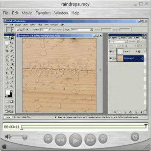 Raindrops (video tutorial)