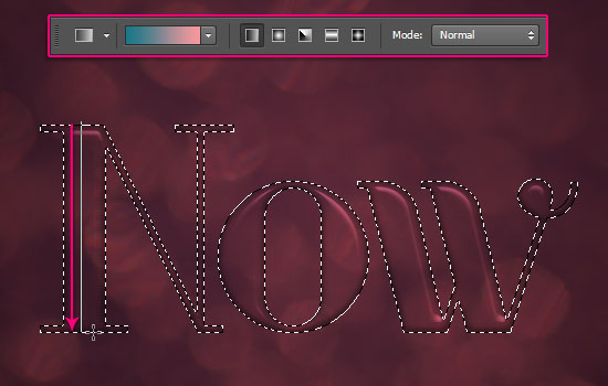 Ombre Text Effect step 4
